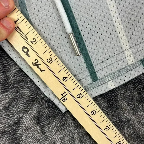 Kinetic Kings Men's Short M Made In USA 4.5" Inseam Striped Drawstring Unlined - Picture 8 of 12